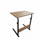 Sağlam Metal Gövdeli Laptop Sehpası 60x40 cm – Yükseklik Ayarlı, Stabil ve Ergonomik Çalışma Masası (Atlantik Çam)