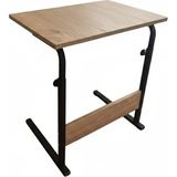 Sağlam Metal Gövdeli Laptop Sehpası 60x40 cm – Yükseklik Ayarlı, Stabil ve Ergonomik Çalışma Masası (Ceviz)
