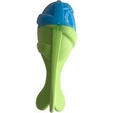 Sağlam Plastik Sesli Balık Köpek Oyuncağı 13 X 5 Cm Mavi Yeşil
