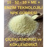 Saglam Tarım Çiçeklendirici ve Köklendirici 10.52.10+ME+Enzimli NPK Gübresi 125 Gr.