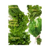 Saglam Tarım Yeşillik Tohum Seti (Maydanoz, Kıvırcık (Frenk) Maydanoz, Tere, Roka ve Dereotu) 25 Gr.' lık Paketler