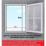 Sağlam Yapı 1.7x2.5 Kalın Profi Menteşeli Sineklik - Antrasit - 70cm x 130 cm