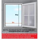 Sağlam Yapı 17X25 Kalın Profil Antrasit Menteşeli Sineklik 0,70 X 1,30