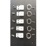 SAĞLAMYAPI 10x20 Sineklik Kulp Halka ve Altı tk 5'li Beyaz
