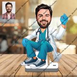 Sağlık Görevli 3d Ahşap Biblo,sevgiliye Hediye,doğum Günü Hediy