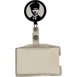 Sağlıkçı Shopping Atatürk Temalı Metal Yoyo Kartlık Yoyo Yaka Kartlığı
