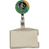 Sağlıkçı Shopping Kahraman Kızlar Yeşil Kız Temalı Metal Yoyo Kartlık Yoyo Yaka Kartlığı