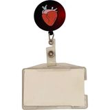 Sağlıkçı Shopping Kalp Temalı Metal Yoyo Kartlık Yoyo Yaka Kartlığı