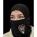 Sağlıkçı Shopping Özel Güvenlik Temalı Polar Çok Amaçlı Boyunluk Bere Outdoor Buff - 01-Siyah - --