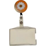 Sağlıkçı Shopping Papatya Temalı Metal Yoyo Kartlık Yoyo Yaka Kartlığı