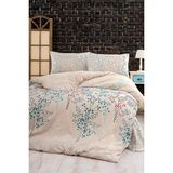 Sağlıklı Pamuk Çartşafı Lastikli Çift Kişilik Nevresim Takımı Zeytin Dalı - 100 x 100 cm