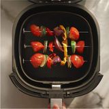 Sağlıklı ve Pratik Xxl Airfryer Izgara Seti, Mutfak Şıklığına Katkı - Ahşap