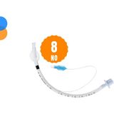Sağlıklı Yaşam Entübasyon Tüpü (Endotrakeal Tüp) Kaflı (Balonlu) No: 8