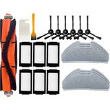 Sagrado Xiaomi Mijia Robot Süpürge Mop Pro Mjsts1 / Mjsts 2 Pro Robot Süpürge Ana Yan Fırça Mop Bezi Filtresi Için Parçaları Değiştirin (Yurt Dışından) - Yedek Parça