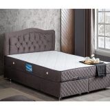 Şah New Baza Başlık Ve Orthosoft Yatak, Antrasit, 90X200