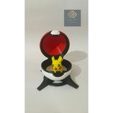 Saha 3D Stantlı Pokemon Poke Topu (Pikachu Hediyeli) - renk