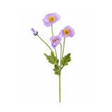 sahane & bazaar YAPAY ÇİÇEK 4'LÜ GELİNCİK DALI 60CM MOR