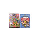 şahane parti 2 Adet Brawl Stars Temalı Set Boyama Kitabı (Boyama , Sticer , Arka Kapak Maske )