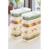 Şahane Pazar 6 Lı Dondurucu Silikon Tabanlı Saklama Kabı 1000ML SPL1082