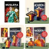 Sahanın Yıldızları : Muslera - Victor Osimhen - Biblo ve Poster Hediyeli! - Alvaro Morata - Ahşap Biblo ve Poster Hediyeli! - Arjantinli Efsane Forvetin Hikayesi Icardi -( 4 Kitap)