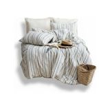 Şaheser Doly Naturel Nevresim Takımı – %100 Pamuk, Nefes Alabilir ve Yumuşak Dokulu - Lacivert - 200 x 220 cm