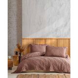 Şaheser Enza Çift Kişilik Jakarlı Yatak Örtüsü - 220 x 240 cm - Bej