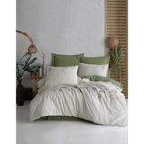 Şaheser Home Collection Botanic Nakışlı Nevresim Takımı, %100 Pamuk Çift Kişilik 6\'lı Set (200X220 NEVRESIM-240X260 Çarşaf) - 200 x 220 cm - Beyaz