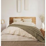Şaheser Home Collection Çift Kişilik Pikeli Dijital Baskılı Nevresim Takımı Marvin Haki - Renkli - 200 x 220 cm