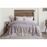 Şaheser Home Collection Derek %100 Pamuk Ipliği Boyalı Çift Kişilik Jakarlı Yatak Örtüsü Seti - Lila