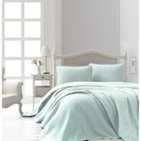 Şaheser Home Collection Jakarlı Yatak Örtüsü Seti Liv Mint