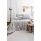 Şaheser Home Collection Janna Jakarlı Yatak Örtüsü Seti, Yumuşak Dokulu, %100 Pamuk Jakarlı Kumaş, 3 Parça Yatak odası seti - 240 x 260 cm