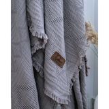 Şaheser Home Collection Müslin Yatak Örtüsü Çift Kişilik Oscar K.gri - Çok Renkli