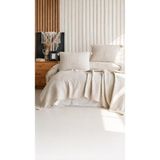 Şaheser Home Collection Yatak Örtüsü Çift Kişilik Hermes Bej - Çok Renkli - 240 x 260 cm
