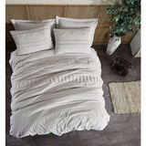 Şaheser Iris Çift Kişilik Nakışlı Nevresim Takımı - 240 x 260 cm - Bej