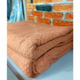 Şaheser Pamuk Çift Kişilik Pike 240x220 (Tek Pike)-Portakal - Turuncu