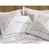 Şaheser Puff Nakışlı Nevresim Takımı Çift Kişilik Bianca Bej - Renkli - 200 x 220 cm
