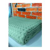Şaheser Şaheser %100 Pamuk Çift Kişilik Pike 240x220 (Tek Pike)-Yeşil