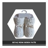 Sahi Aksesuar Beyaz Renk Bebek Patik