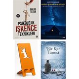 Sahi Kitap Psikolojik Işkence Teknikleri - Haluk Tatar + Kuzey Işıklarının Şarkısı + Telefon Tutucu + Bir Kar Tanesi