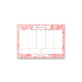 Sahife Çek Kopart 52 Yaprak Haftalık Planlayıcı, 17x24 cm, 90 gr Kağıt, Turuncu