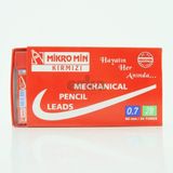 Şahin Kırtasiye Mikro 0.7 mm Kırmızı Kalem Ucu 60 mm 24 Adet Canlı Renkli Yazım Deneyimi
