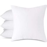 Şahinhome 4 Lü Kırlent İç Yastığı 300 Gram - 45 x 45 cm - Beyaz