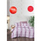 Şahinhome Genç Odası Desen Tek Kişilik Nevresim Takımı Lastikli Çarşaf (100x200) Ekose