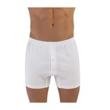 Şahinler 3'lü Paket Düğmeli Beyaz Boxer, Beyaz, 2XL