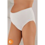 Şahinler 6 Lı Paket Kadın Hamile Bato Külot Mb142, Beyaz, M