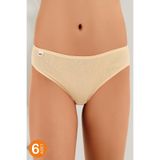 Şahinler 6lı Paket Kadın Külot MB023, Krem, L Beden