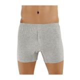 Şahinler Düğmeli Penye Boxer 3'lü Paket, M, ŞHN-E10-3, Gri, erkek