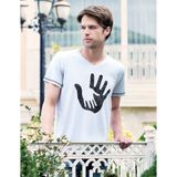 Şahinler Erkek Açık Gri Baskılı T-Shirt MEP22607