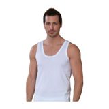 Şahinler Erkek Atlet, 3'lü Paket, Beyaz, Rahat Kesim,%100 Pamuklu, M Beden