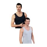 Şahinler Erkek Atlet, 6'lı Paket,%100 Pamuk, Siyah-Gri, 2XL Beden